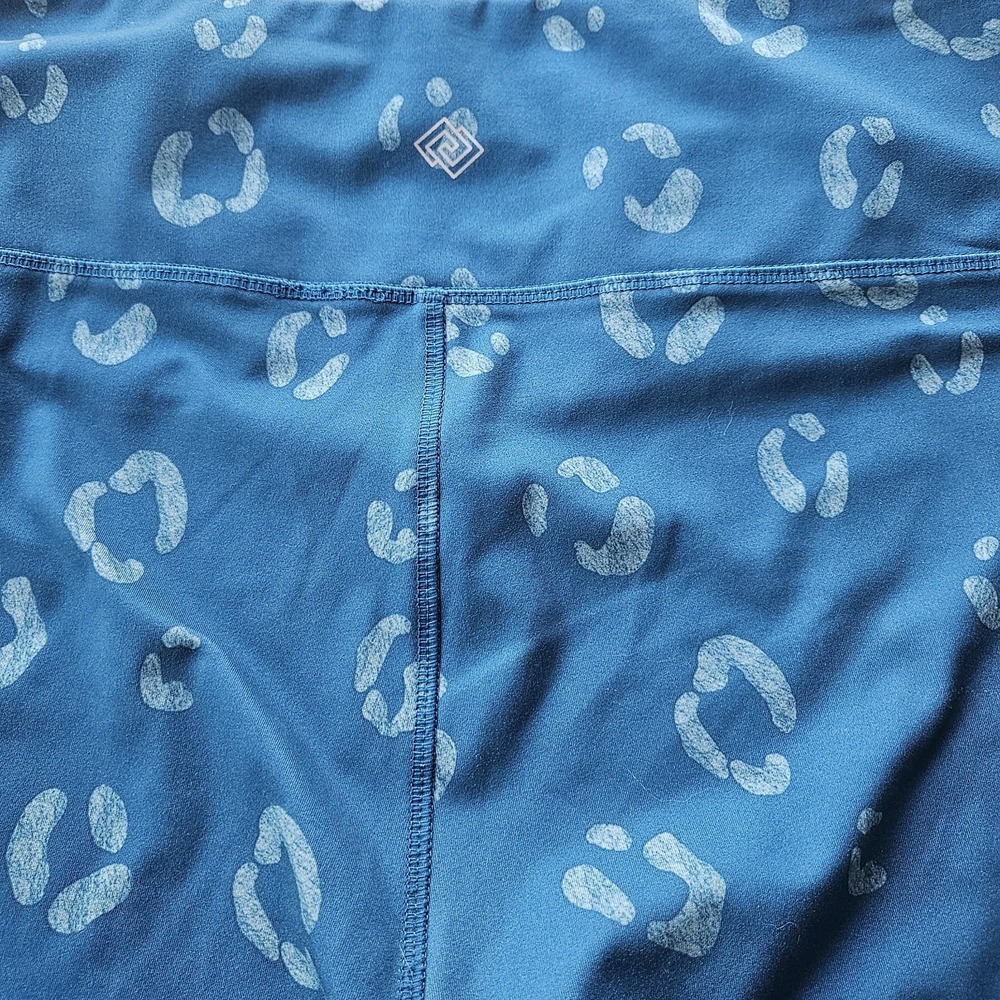Lulu Inspired Zelos Women's Plus‎ Size 2X  Performance Leggings | Leopard Print - Picture 7 of 8